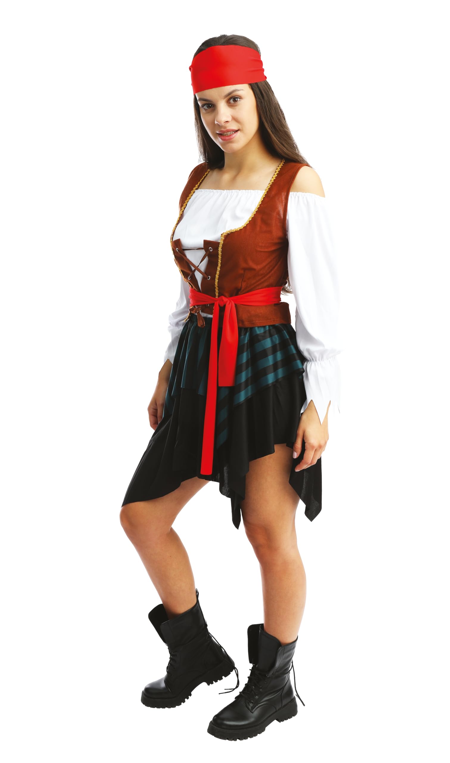 ptit-clown-89236-piratenkost-m-frau-5-teilig image 2