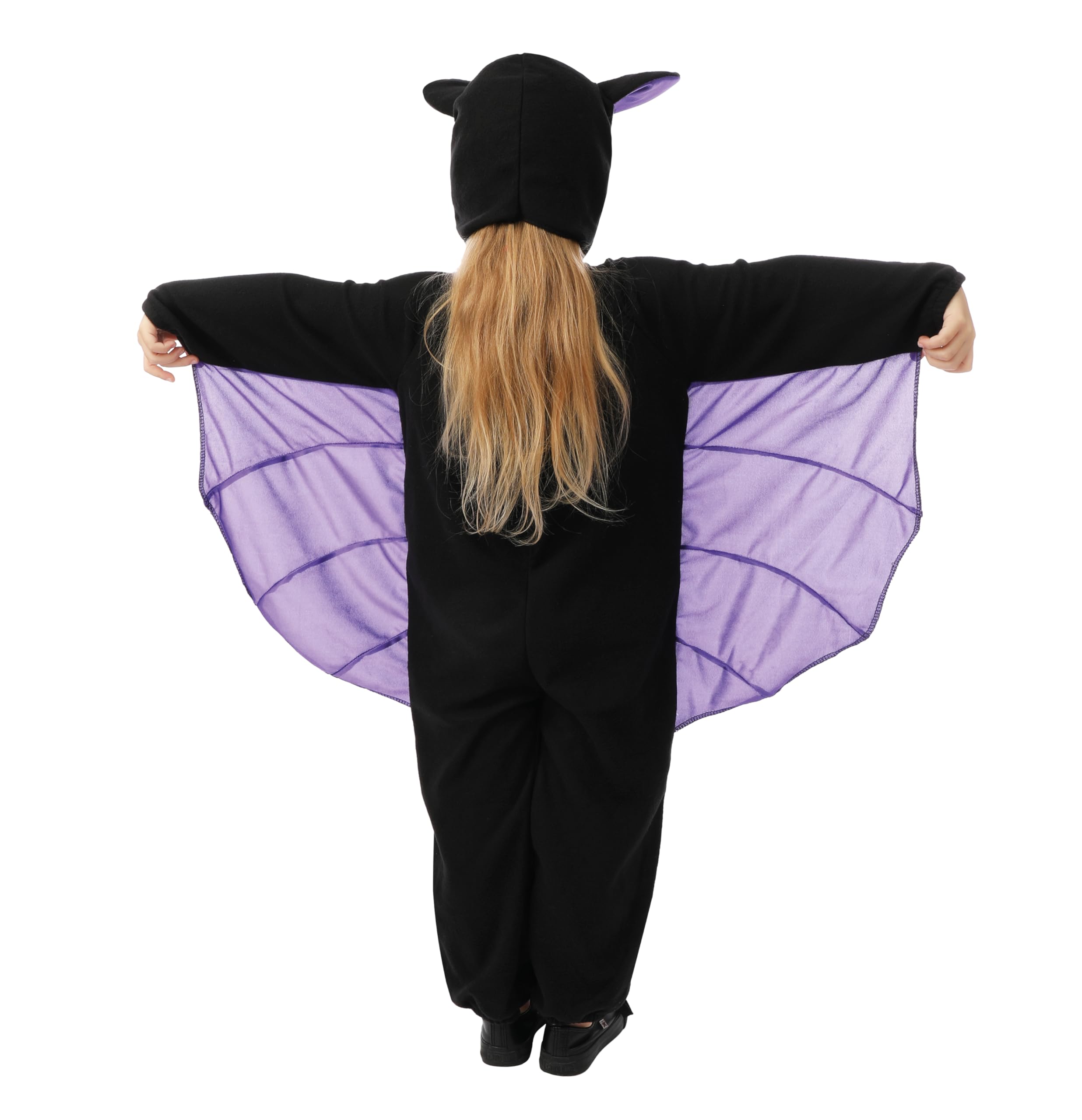ptit-clown-fledermauskost-m-kinder-schwarz-violett-polyester image 3