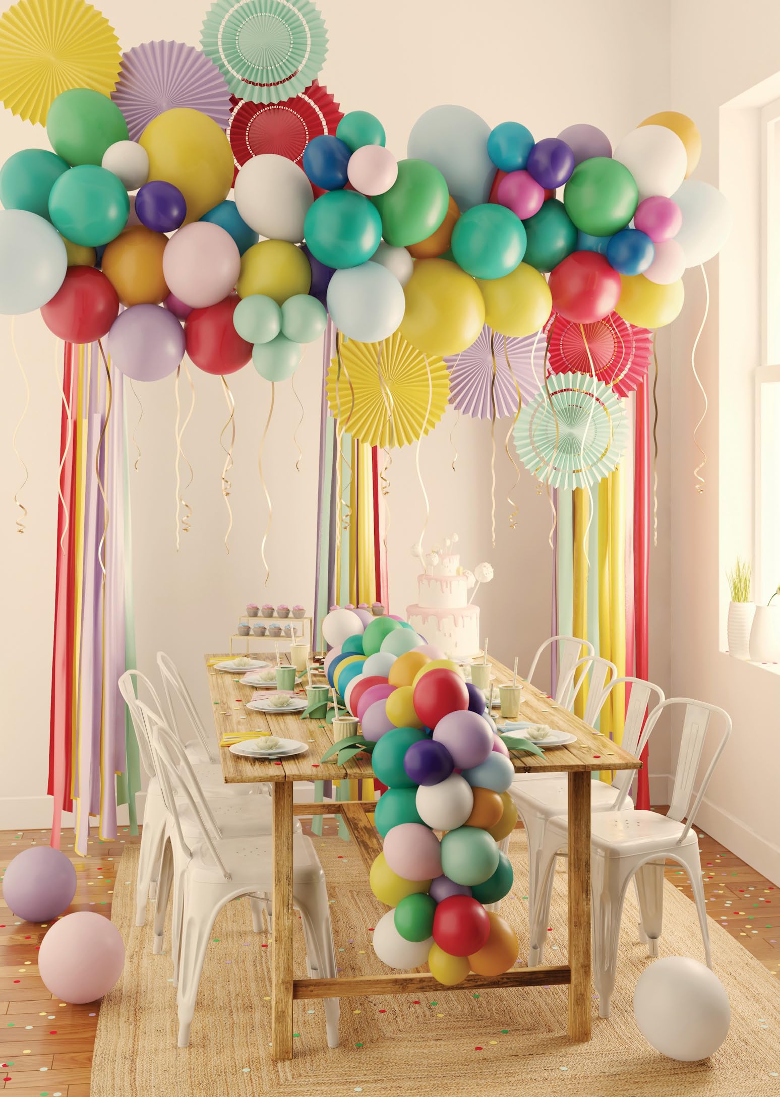 p-tit-clown-cam-et-l-on-100-luftballons-multicolor-27-cm image 1