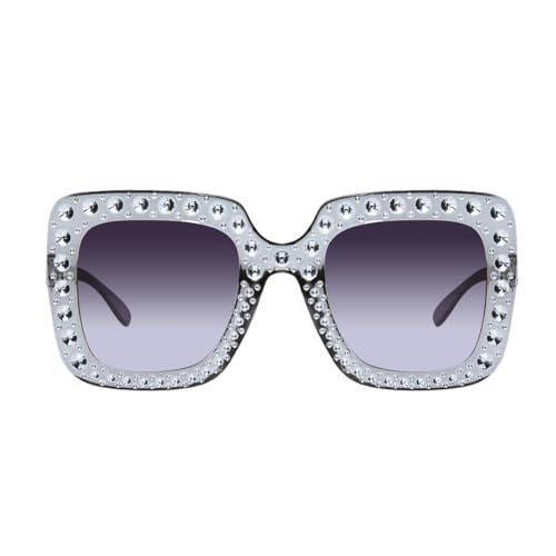 p-tit-clown-disco-brille-strass-silber-erwachsene image 8