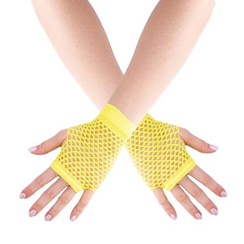 ptit-clown-90316-fingerlose-netz-handschuhe-neongelb-einheitsgr-e-1-paar image 5