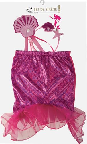 ptit-clown-80400-meerjungfrau-kost-m-set-rosa-verkleidung image 8