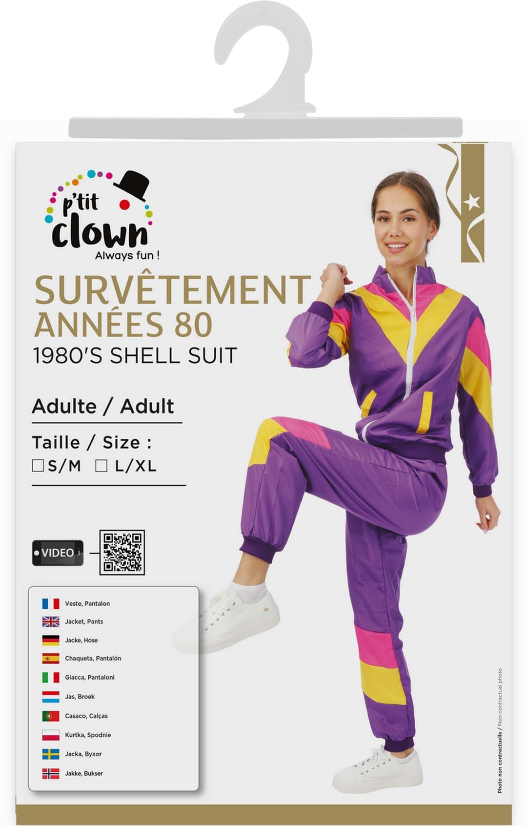 p-tit-clown-80er-trainingsanzug-damen-violett-gr-l image 4