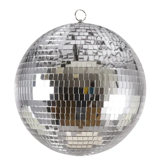 p-tit-clown-spiegelkugel-silber-30-cm-disco-deko image 1