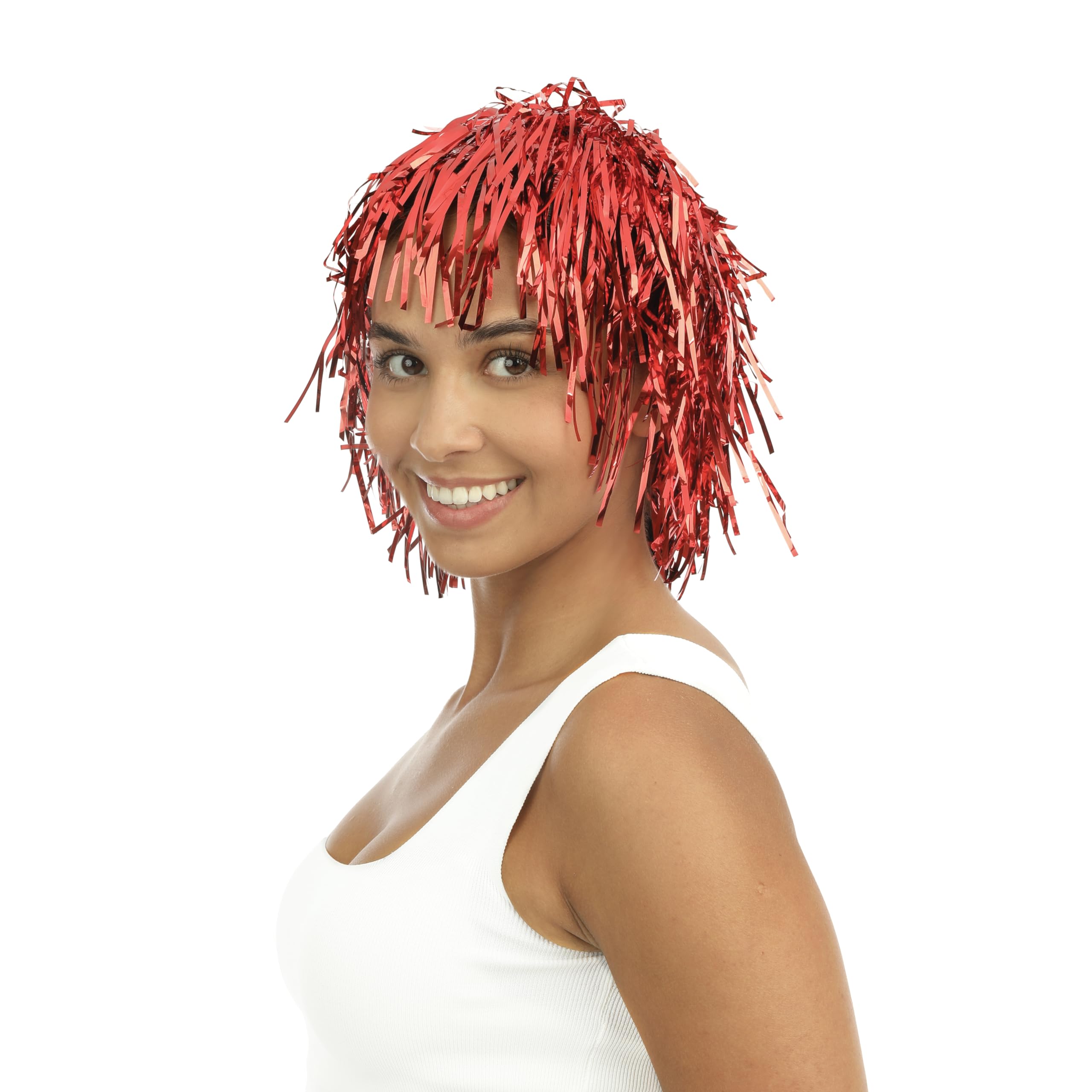 p-tit-clown-19131-disco-tinsel-per-cke-metallic-rot-einheitsgr-e image 2