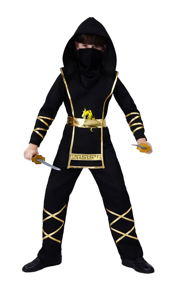 p-tit-clown-ninja-kost-m-kinder-uni-jungen-und-m-dchen image 1
