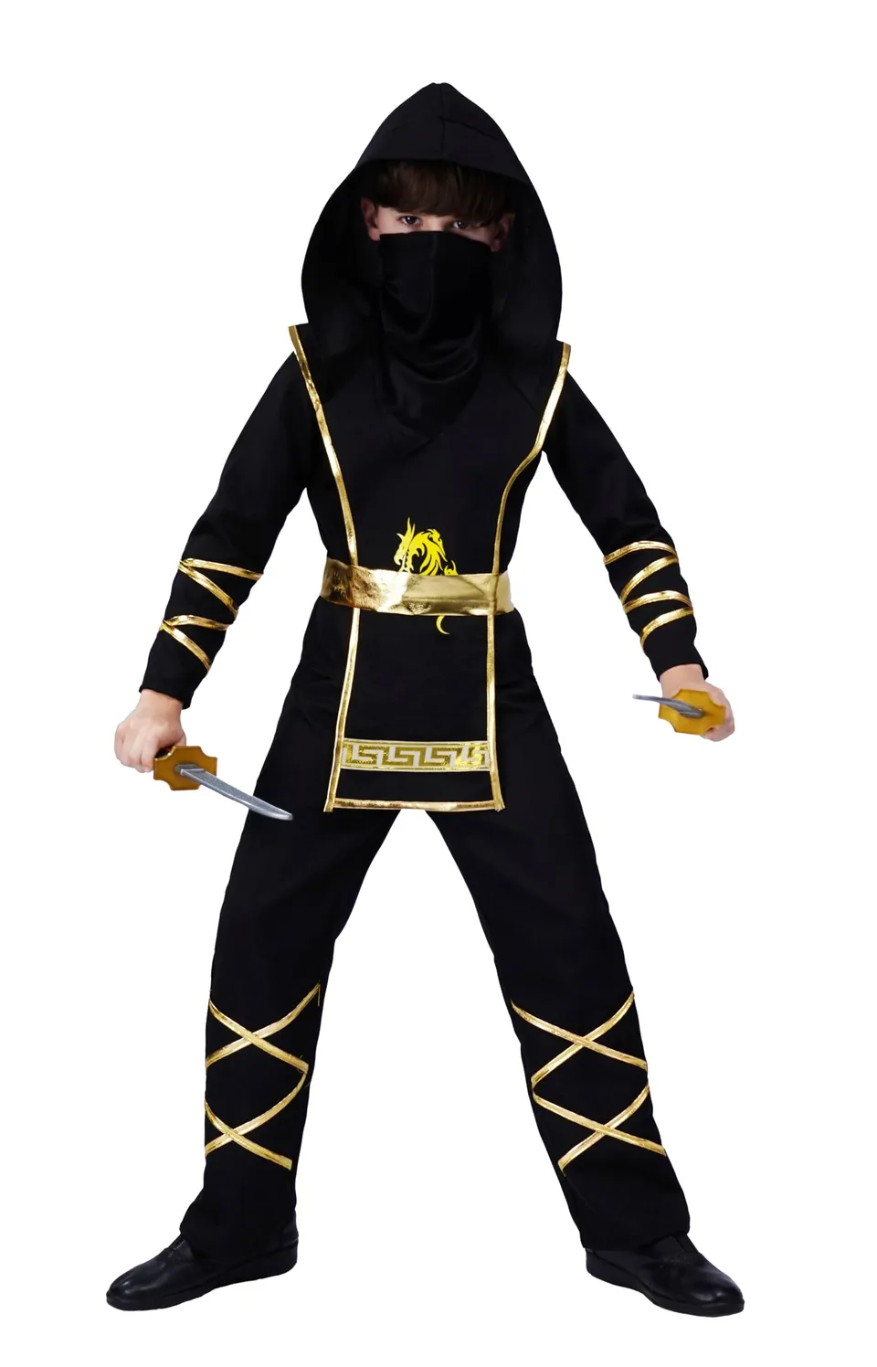 p-tit-clown-ninja-kost-m-kinder-uni-jungen-und-m-dchen image 1