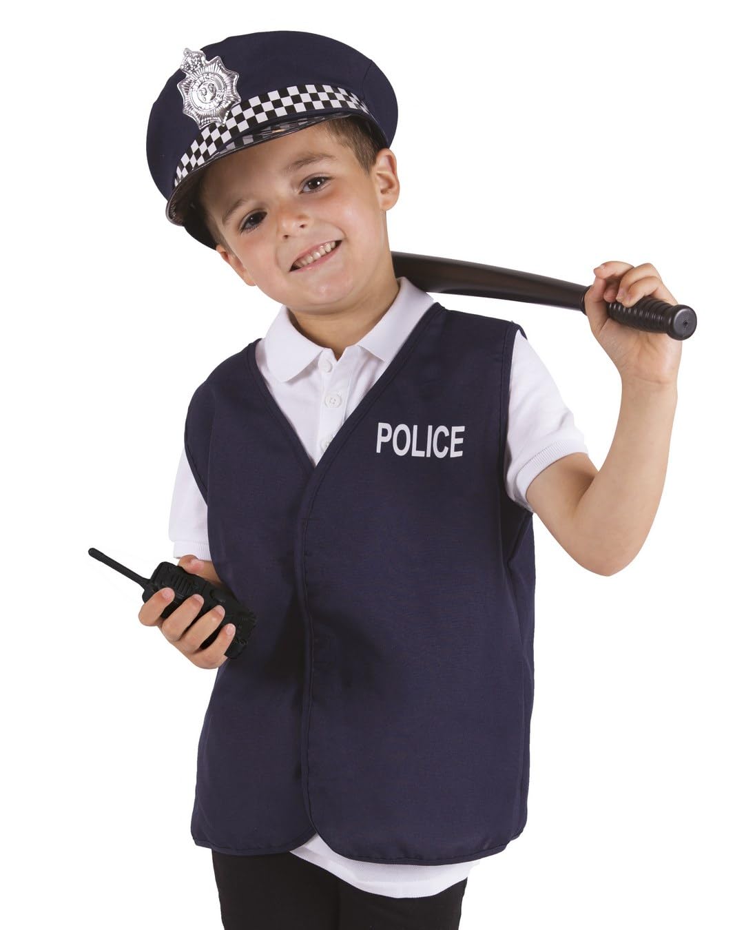 p-tit-clown-polizei-kost-m-set-kind-einheitsgr-e-dunkelblau image 3