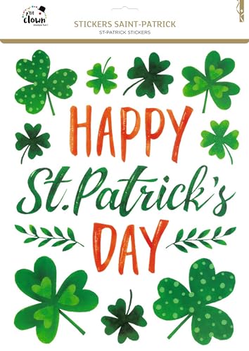 p-tit-clown-23249-fensteraufkleber-st-patrick-s-day-pvc-gr-n-rot image 6