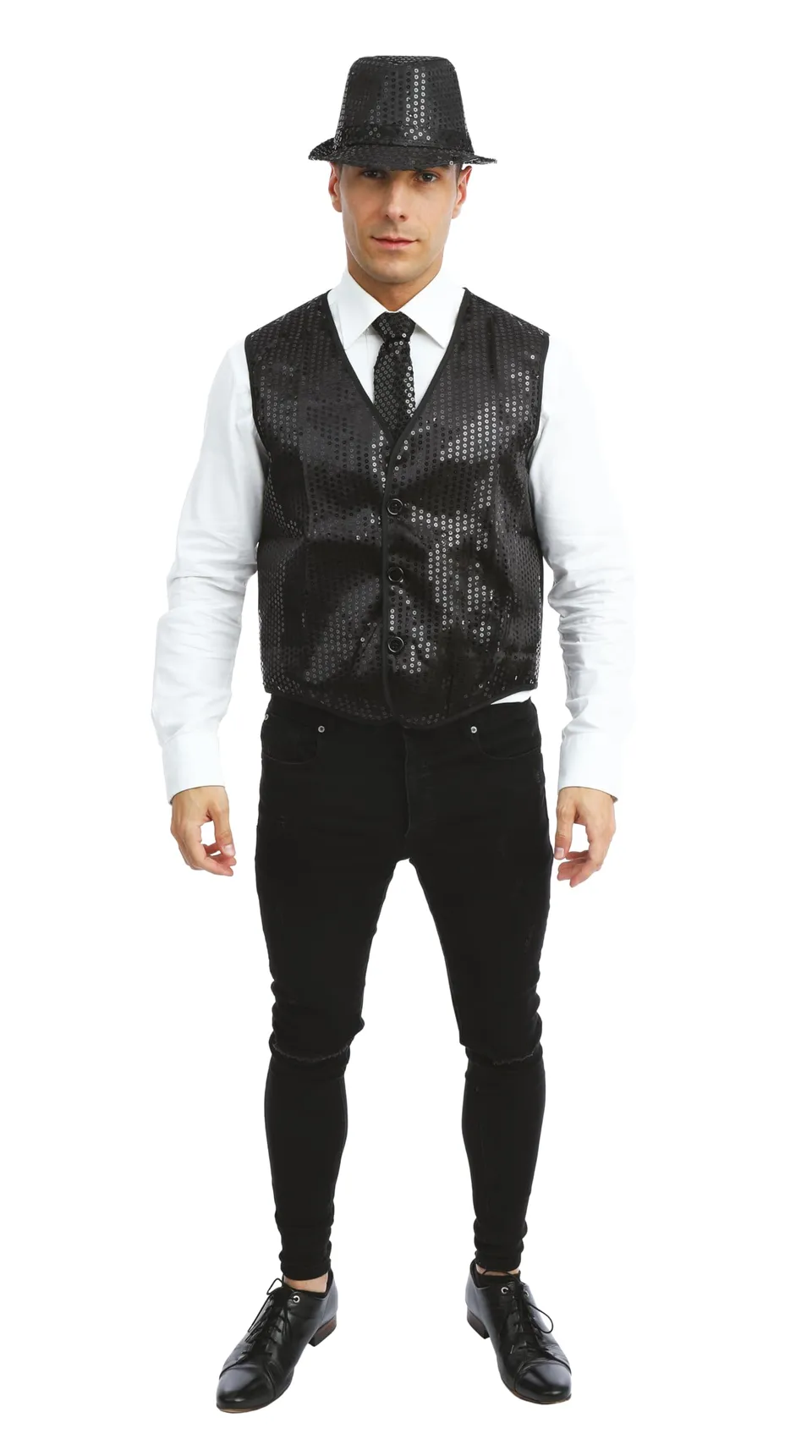 ptit-clown-glitter-waistcoat-pailletten-weste-rmellos-einheitsgr-e image 1