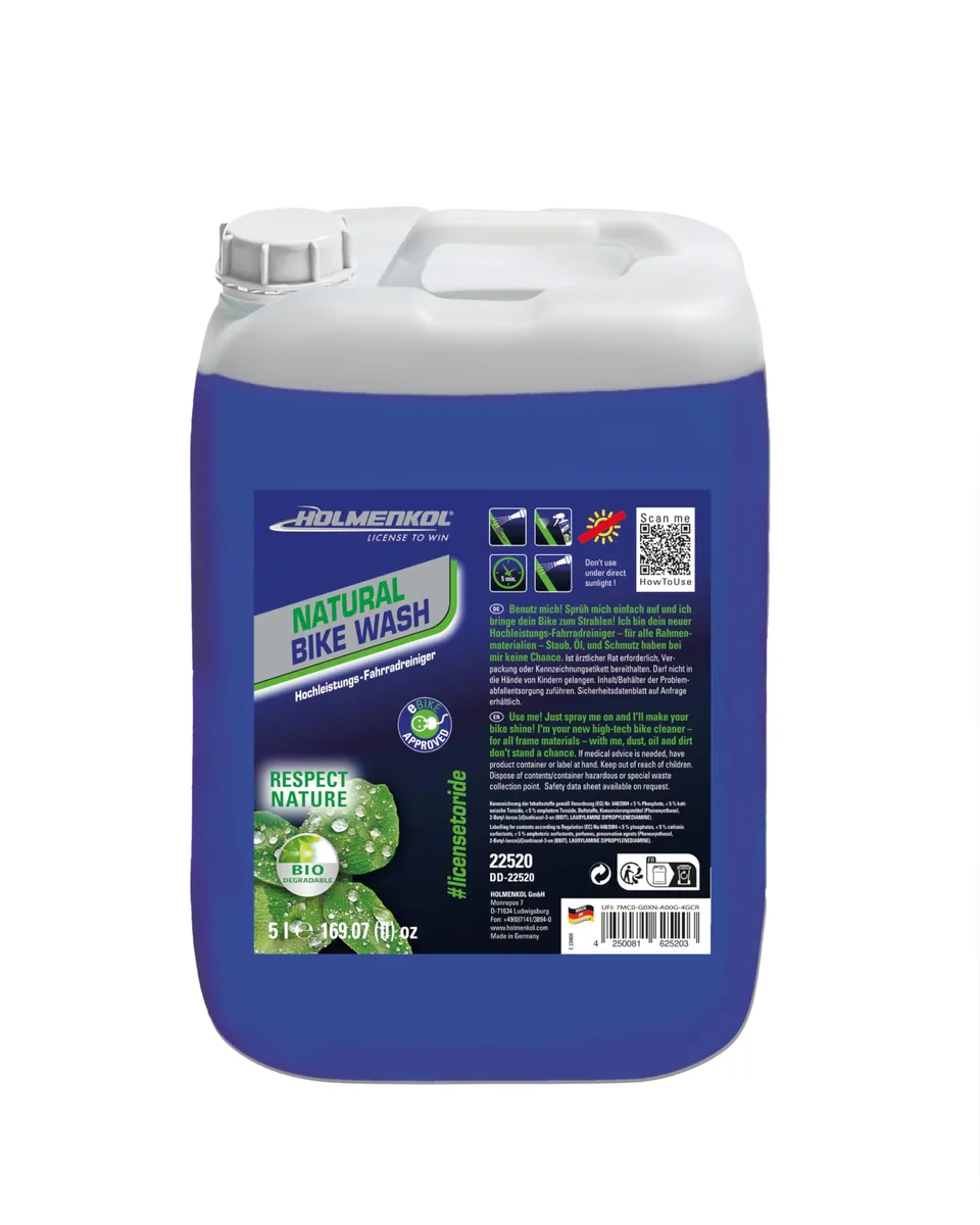 holmenkol-natural-bike-wash-5l-biologisch-abbaubarer-fahrradreiniger image 1