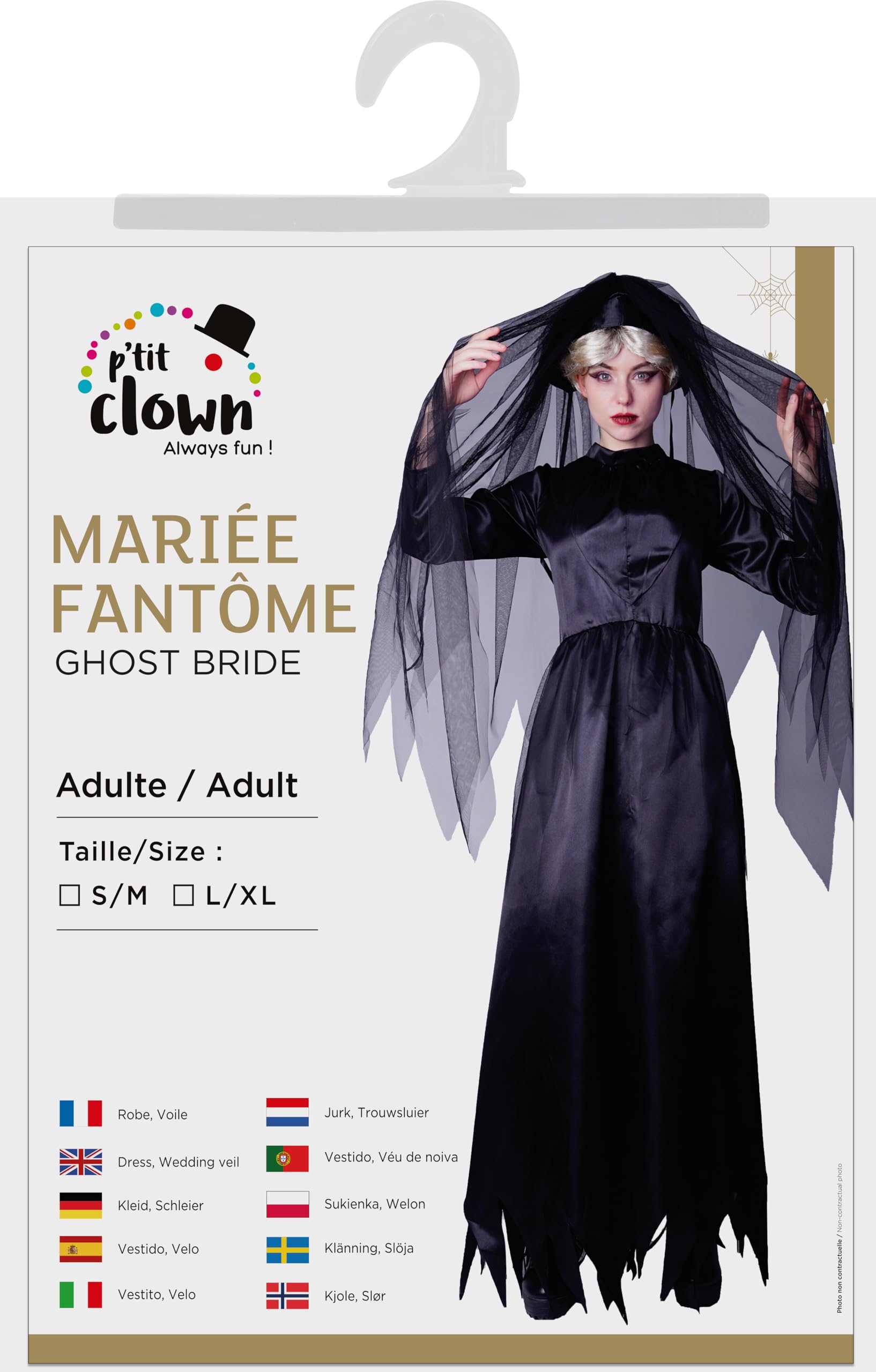 ptit-clown-geisterbraut-kost-m-erwachsene-ghost-bride image 3