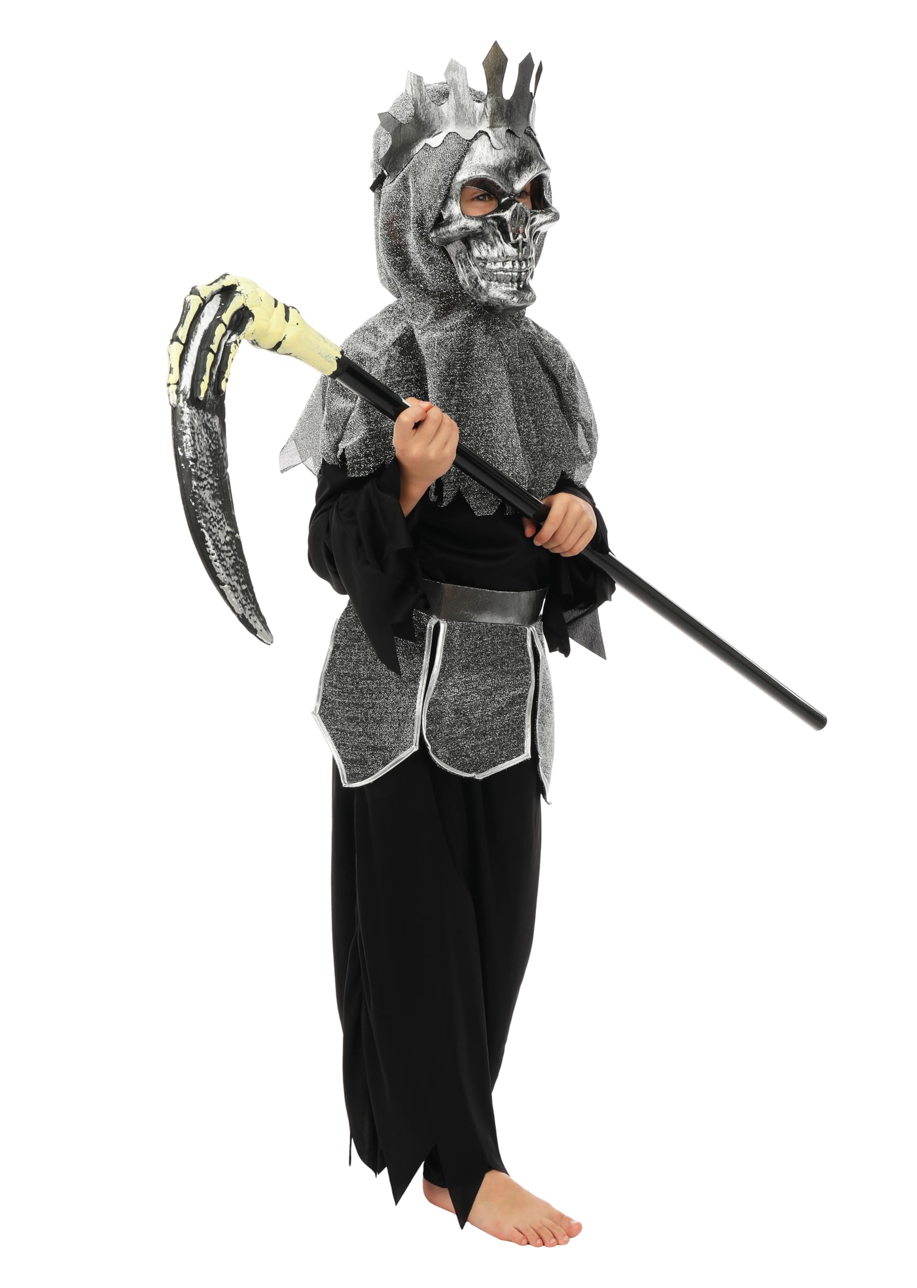 p-tit-clown-bote-des-todes-sensenmann-kost-m-f-r-kinder-schwarz-mit-totenkopfmas image 2