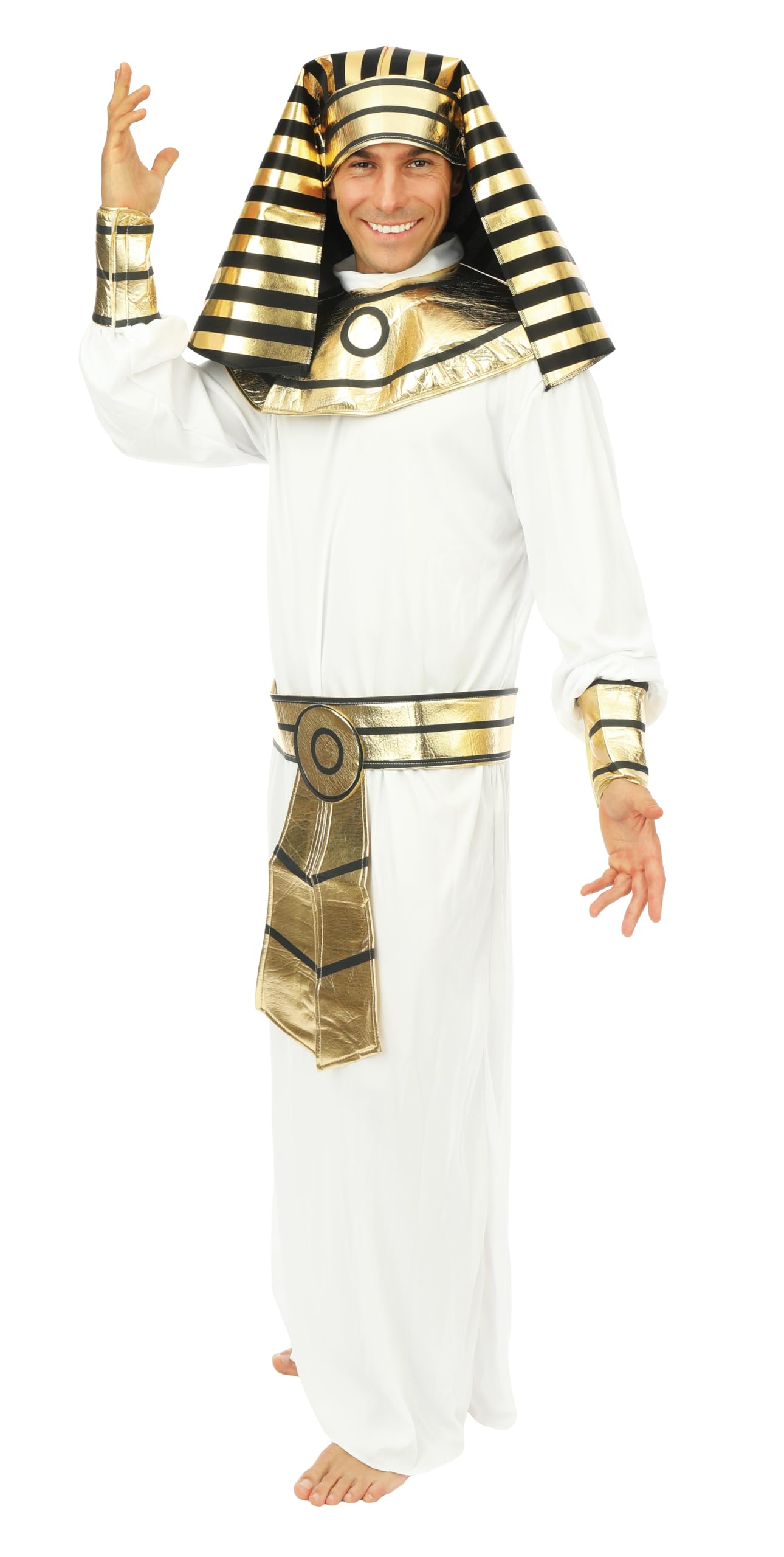 p-tit-clown-pharao-kost-m-herren-wei-erwachsenenkost-m-gypten image 3