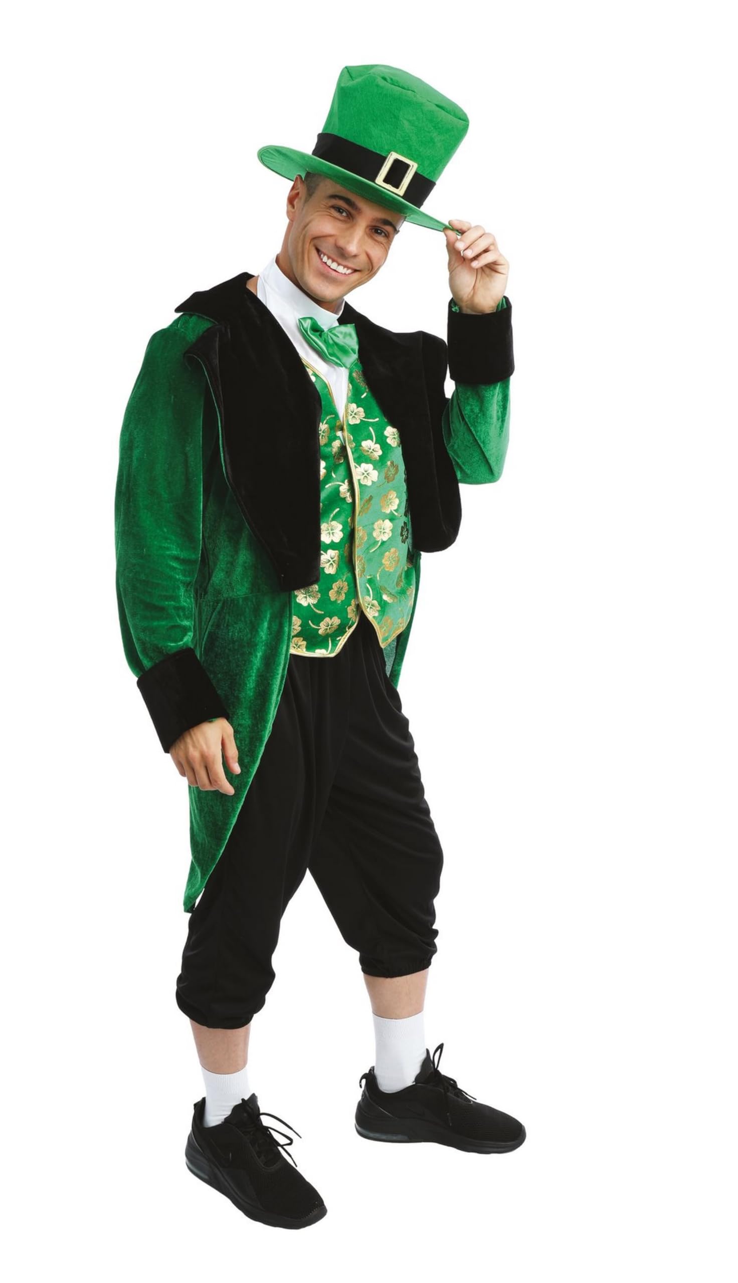 ptit-clown-leprechaun-kost-m-erwachsene-unisex-luxus-gr-n image 2