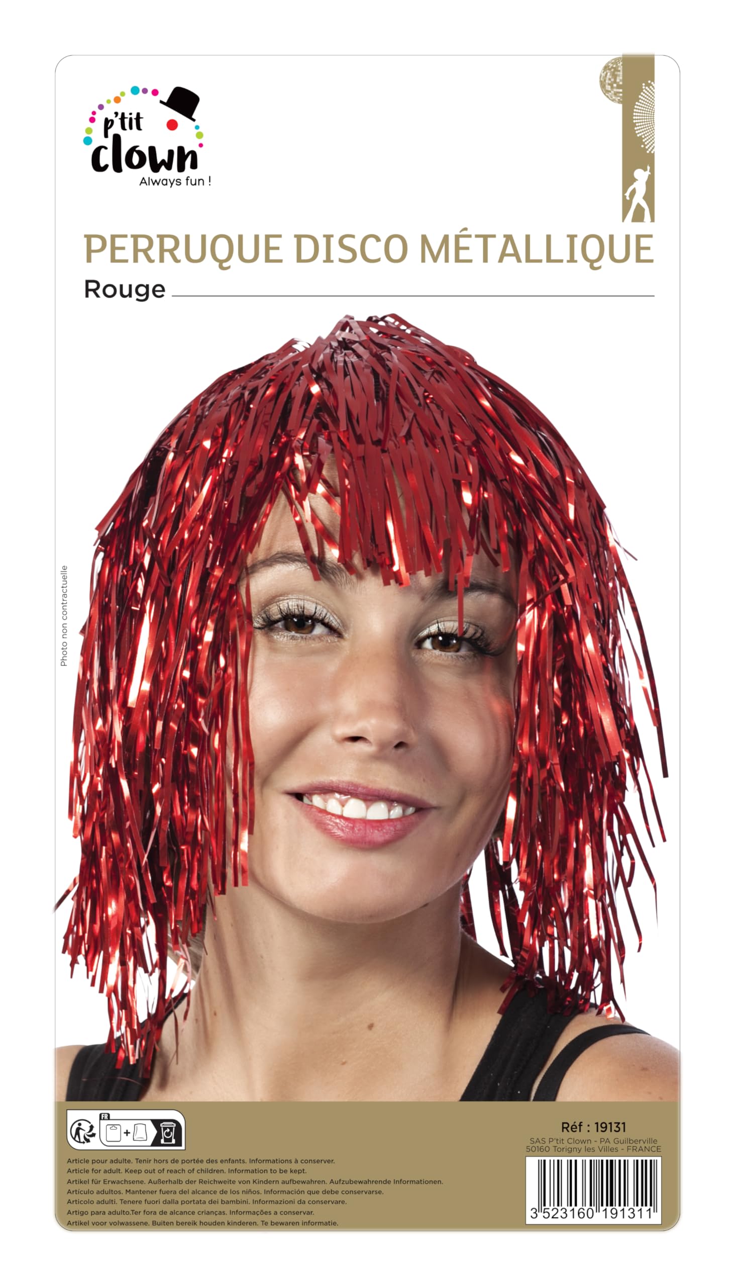p-tit-clown-19131-disco-tinsel-per-cke-metallic-rot-einheitsgr-e image 4