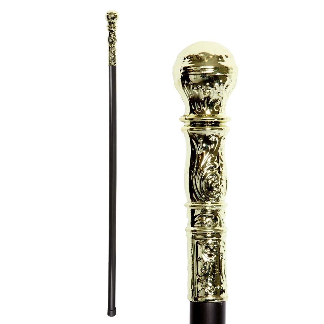 p-tit-clown-king-s-cane-gehstock-k-nig-92-cm-schwarz-kost-mzubeh-r image 6