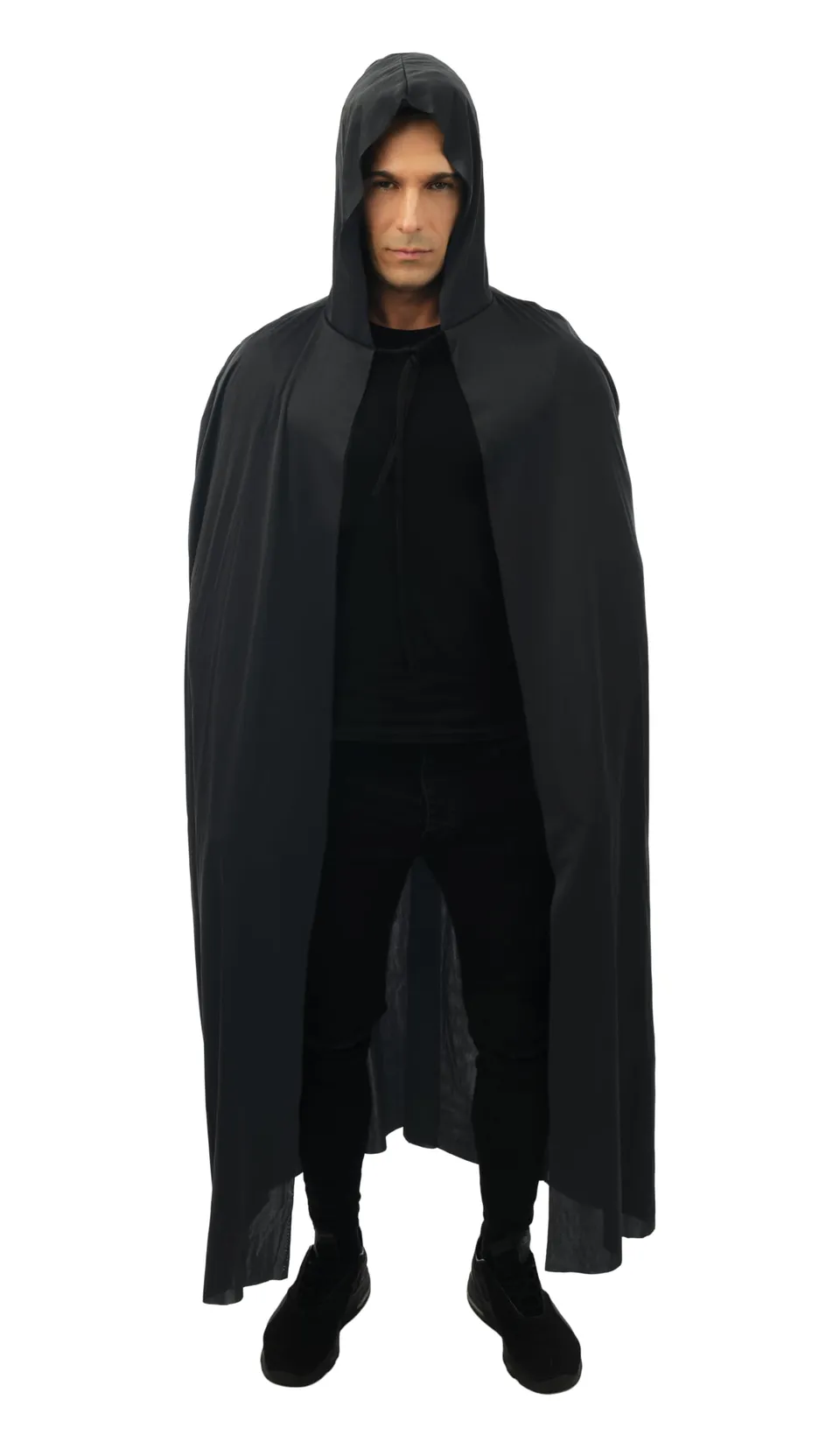 ptit-clown-16210-umhang-mit-kapuze-1-50-m-schwarz-polyester image 1