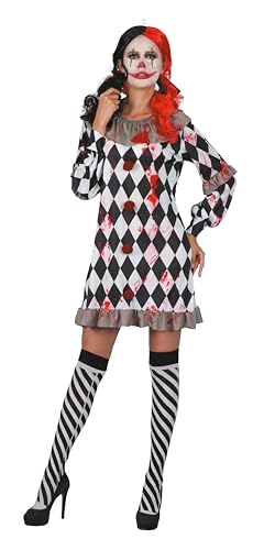 ptit-clown-gruseliges-clown-kost-m-f-r-erwachsene-kleid image 3