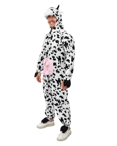 ptit-clown-kuh-kost-m-erwachsene-unisex-overall-mit-kapuze image 7