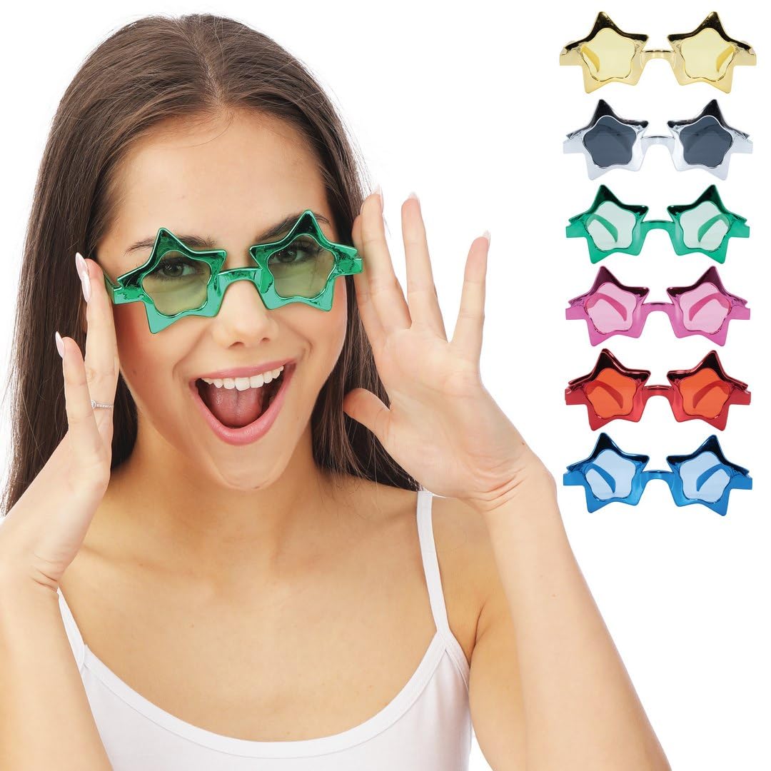 ptit-clown-35322-brille-etoile-metallic-kunststoff-mehrfarbig image 4