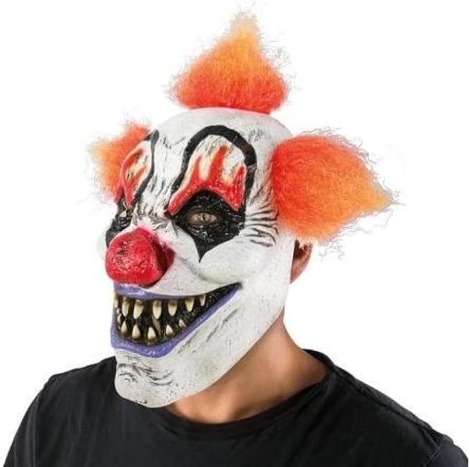 p-tit-clown-killer-clown-halbmaske-erwachsene-latex-schwarz-orange image 4