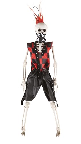 p-tit-clown-punk-skelett-halloween-deko-40-cm-mann-rot image 5