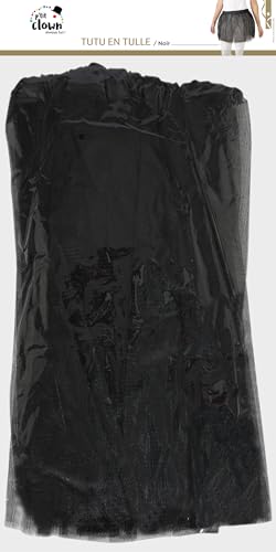 p-tit-clown-damen-t-ll-rock-schwarz-30-cm-petticoat image 7