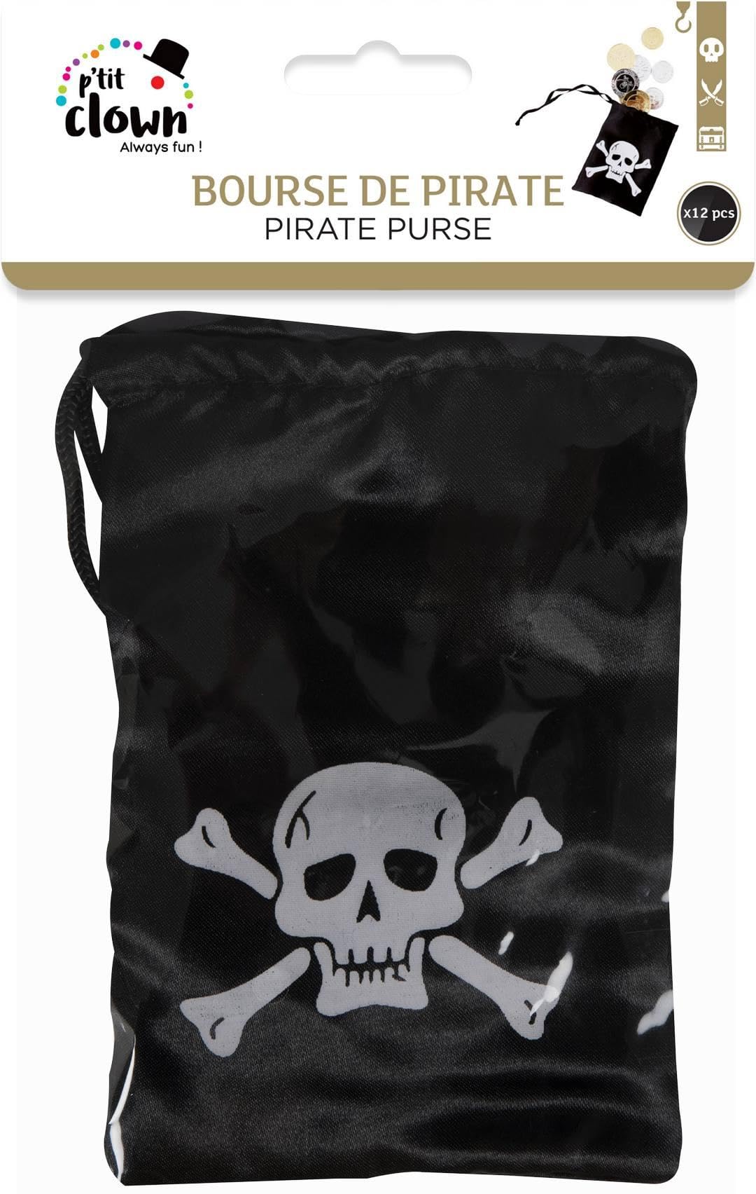 ptit-clown-44100-piratenb-rse-mit-12-gold-und-silberm-nzen image 3