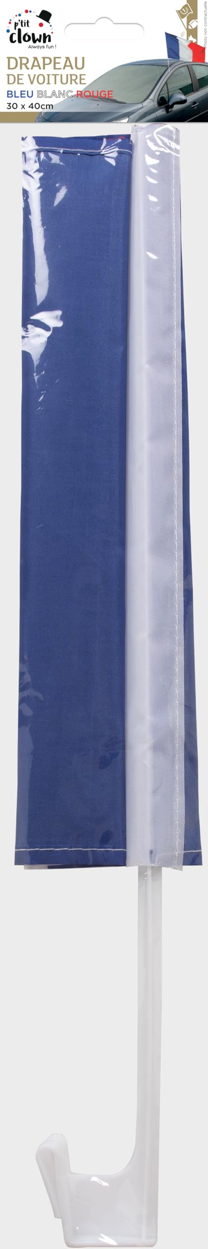ptit-clown-autofahne-frankreich-30x40-cm-mit-stab-45-cm image 3