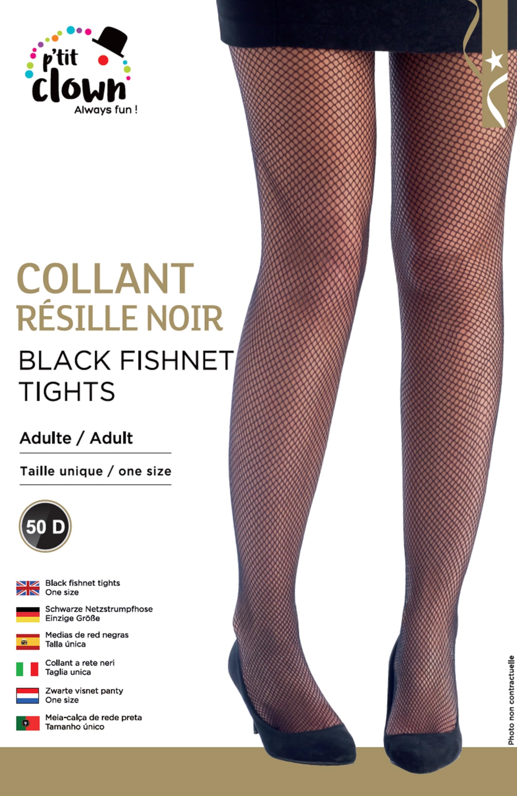 ptit-clown-67801-netzstrumpfhose-kleine-maschen-damen-schwarz image 2