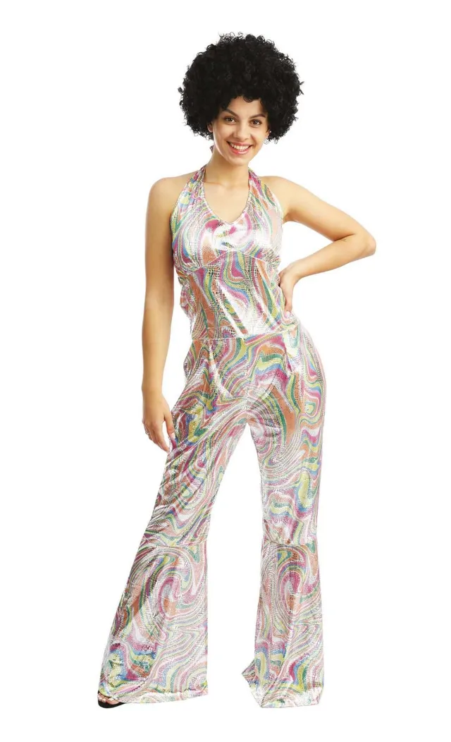 p-tit-clown-23359-disco-overall-damen-l-xl-luxus-glanzeffekt image 1