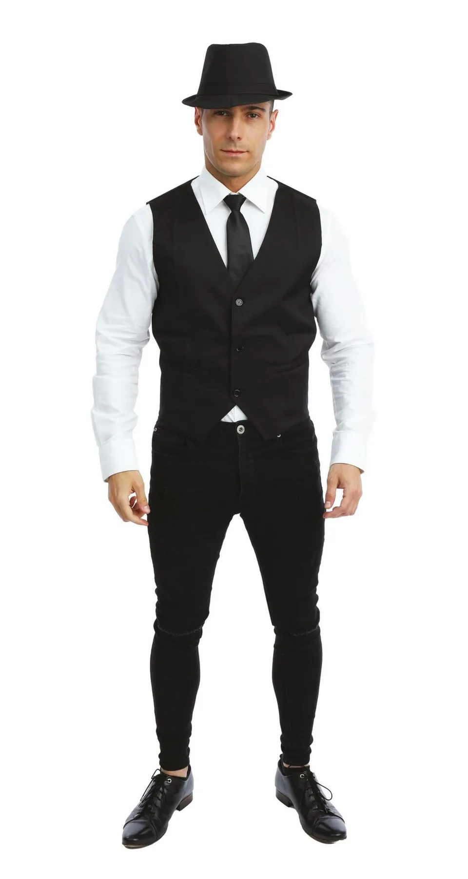 ptit-clown-gangster-jacke-herren-schwarz-kost-mjacke image 1