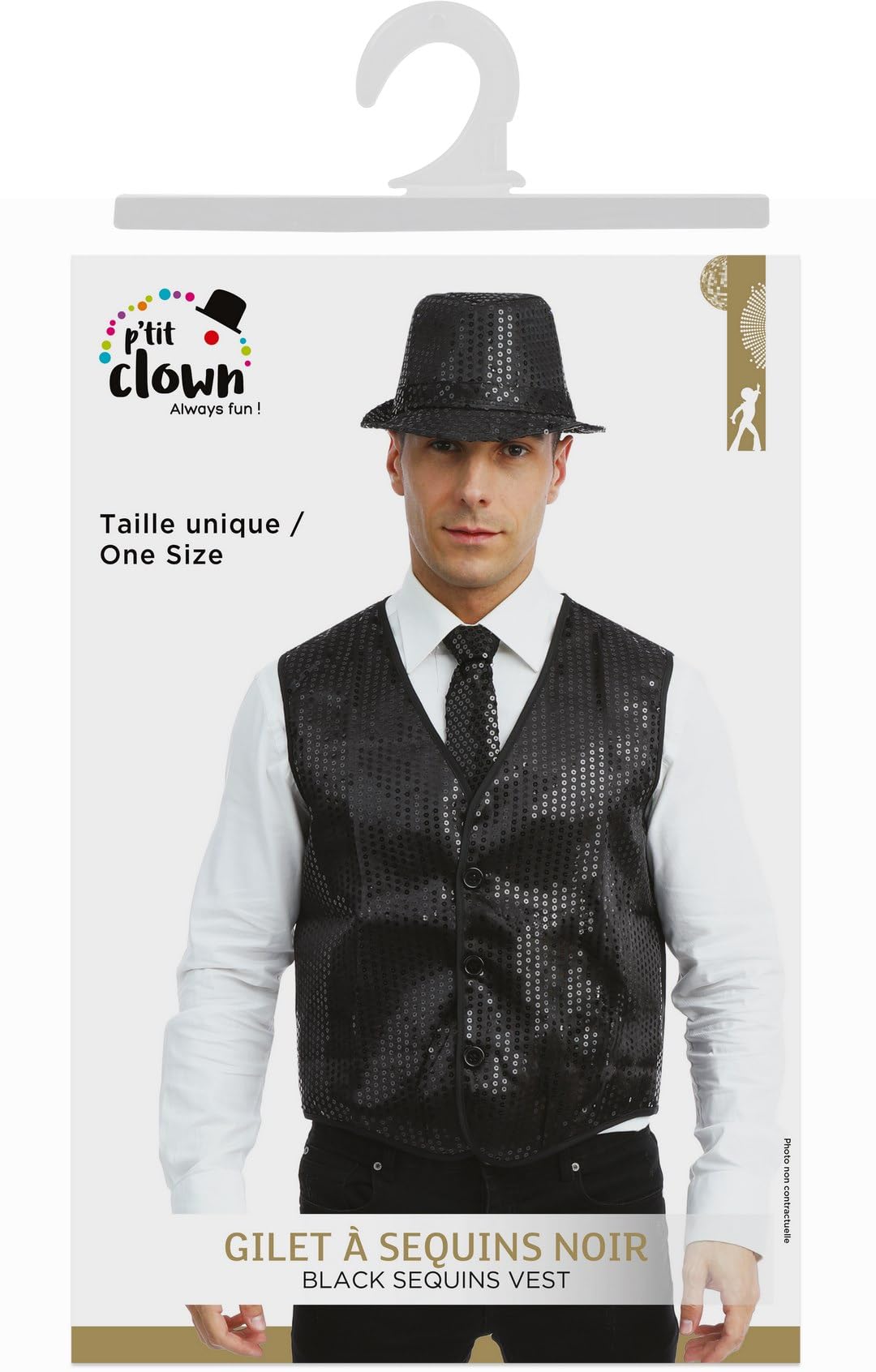 ptit-clown-glitter-waistcoat-pailletten-weste-rmellos-einheitsgr-e image 4