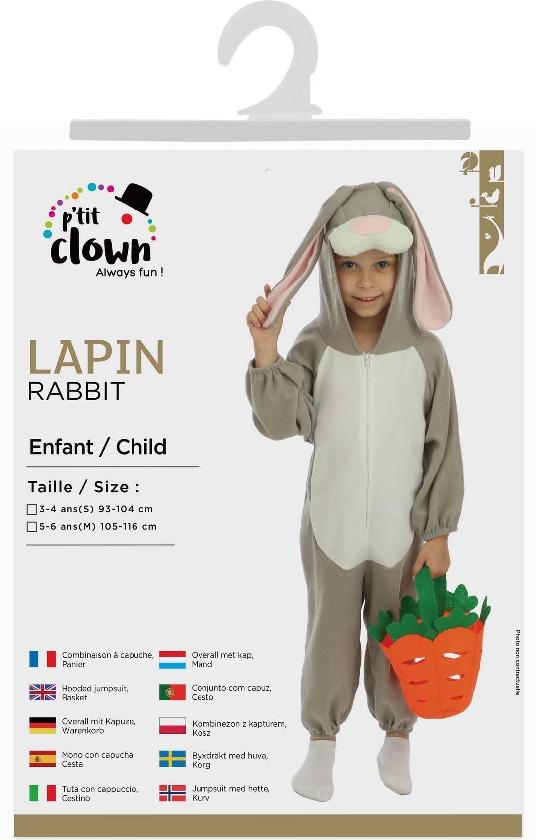 ptit-clown-hasenkost-m-kinder-5-6-jahre image 6