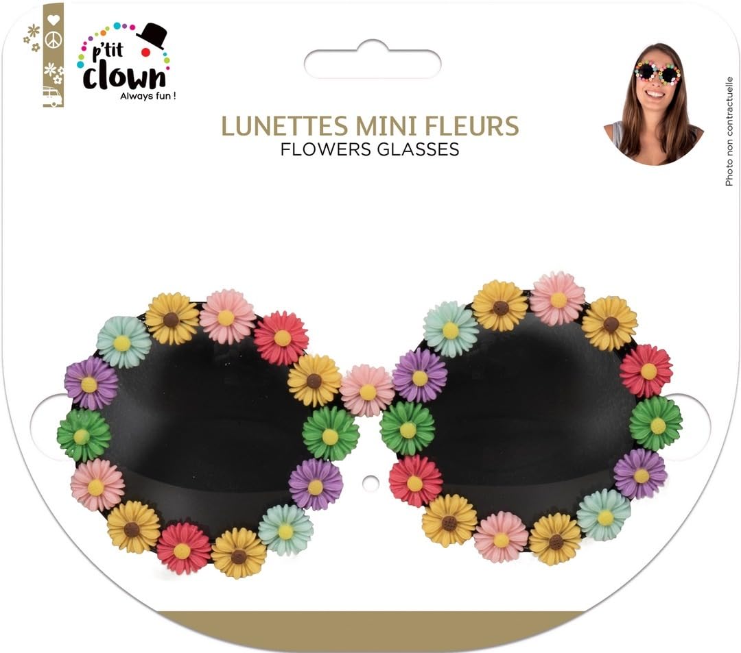 ptit-clown-mini-blumen-brille-multicolore-einheitsgr-e image 7
