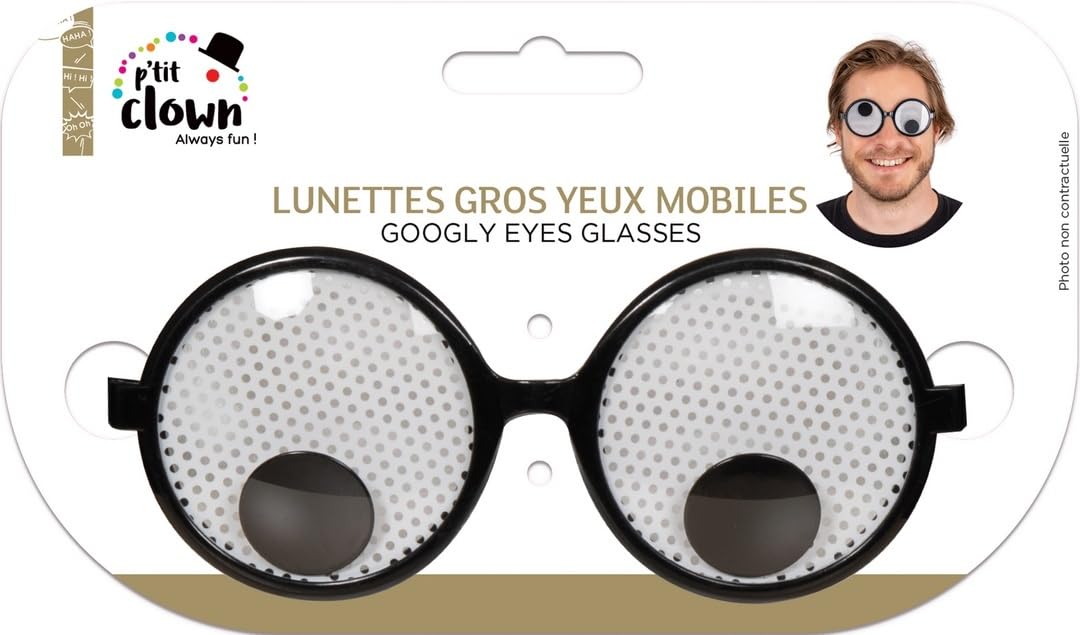 ptit-clown-brille-gro-e-bewegliche-augen-lustige-partybrille-erwachsene-unisex image 7