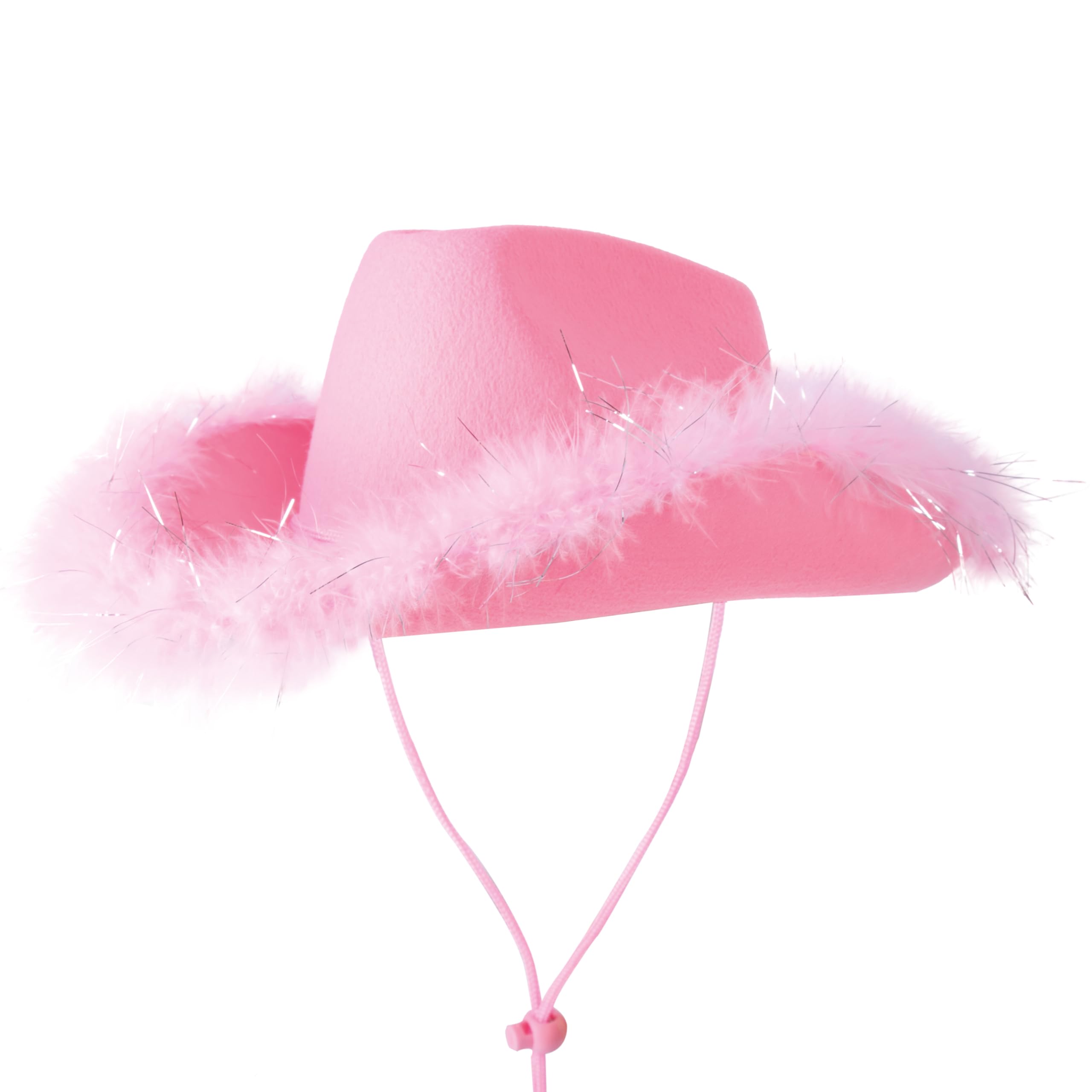 ptit-clown-cowgirl-filzhut-21302-wei-mit-federn-damen image 8