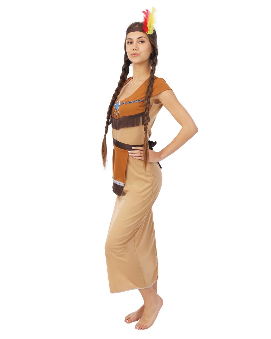 p-tit-clown-indianerkost-m-erwachsene-polyester-komplett image 2