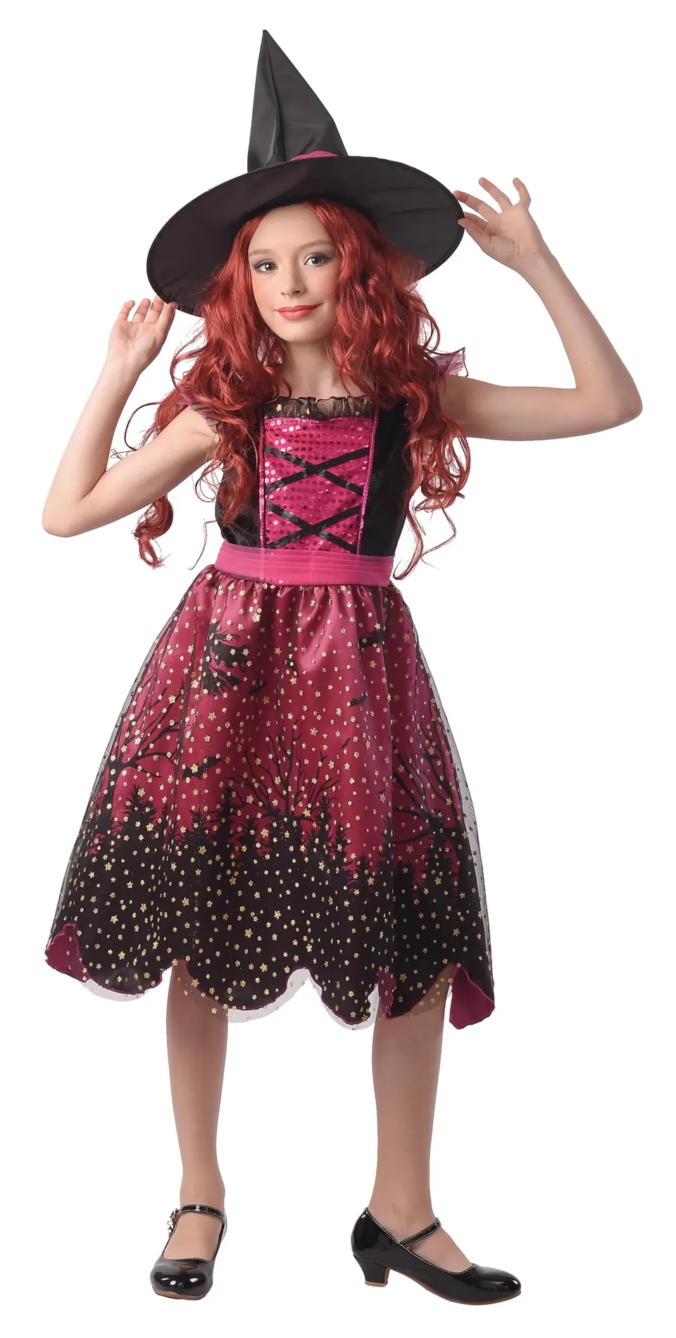 p-tit-clown-hexenkost-m-kinder-rosa-10-12-jahre image 1