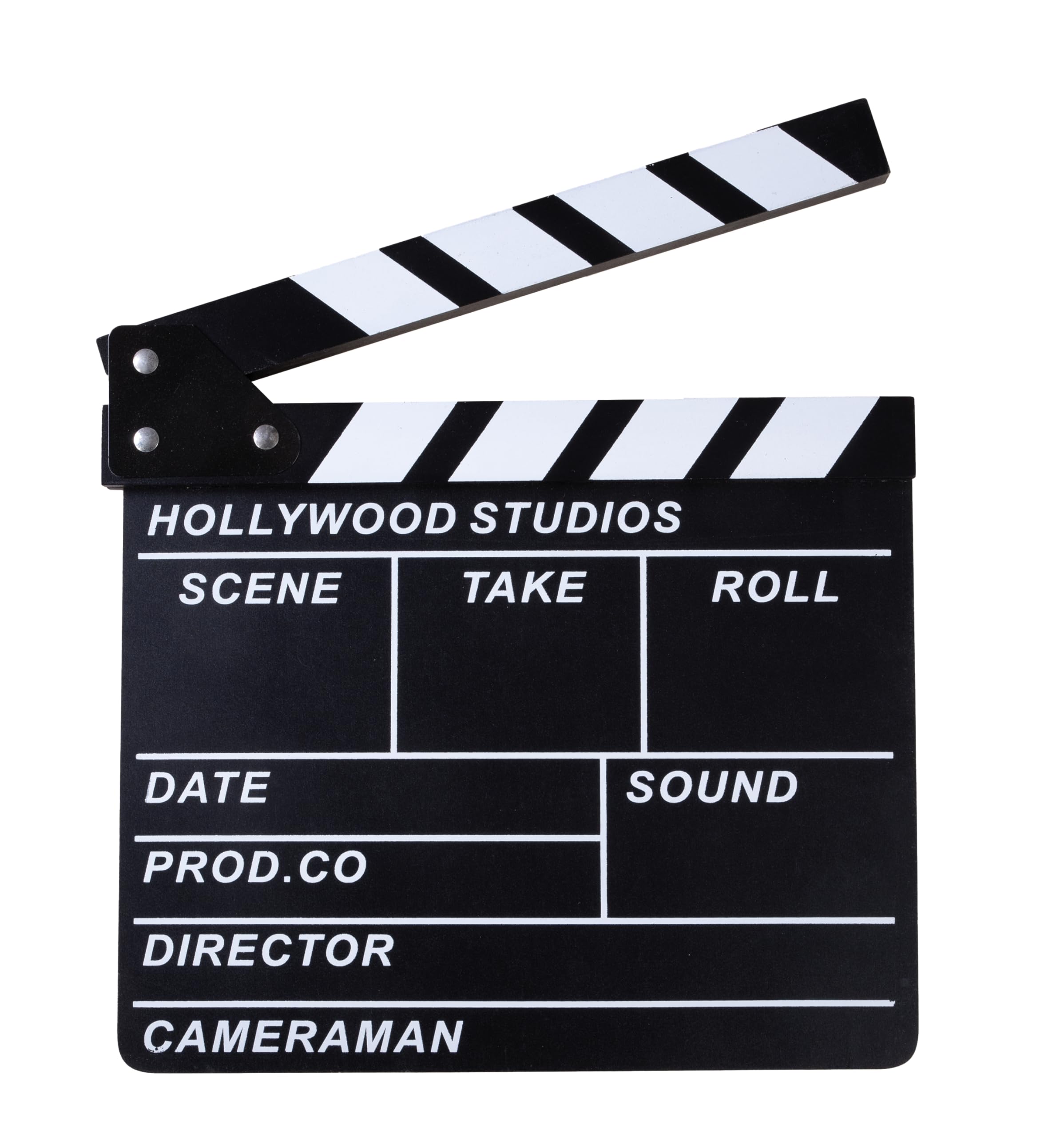 ptit-clown-filmklappe-clap-de-cin-ma-30-x-26-cm-schwarz-holz image 1