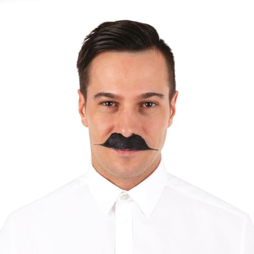 ptit-clown-schnurrbart-gentleman-schwarz-selbstklebend-verkleidungs-bart image 7