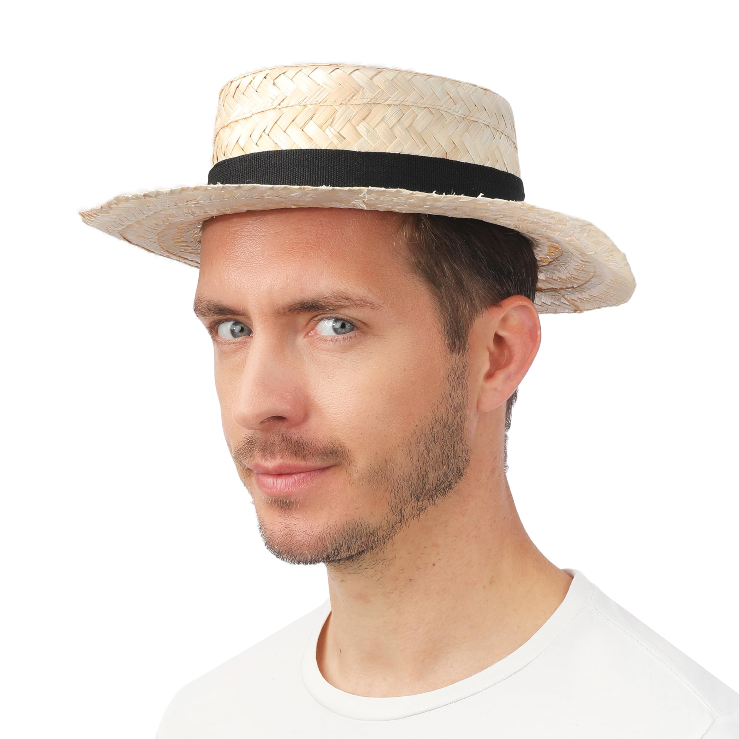 ptit-clown-27010-canotier-strohhut-erwachsene-beige image 6
