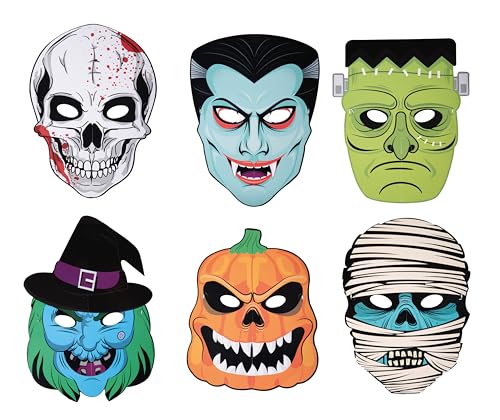 p-tit-clown-halloween-masken-6-st-ck-set-23550 image 3