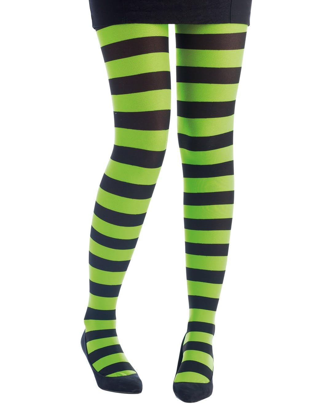 p-tit-clown-damen-strumpfhose-gestreift-wei-rot-blickdicht-einheitsgr-e image 4