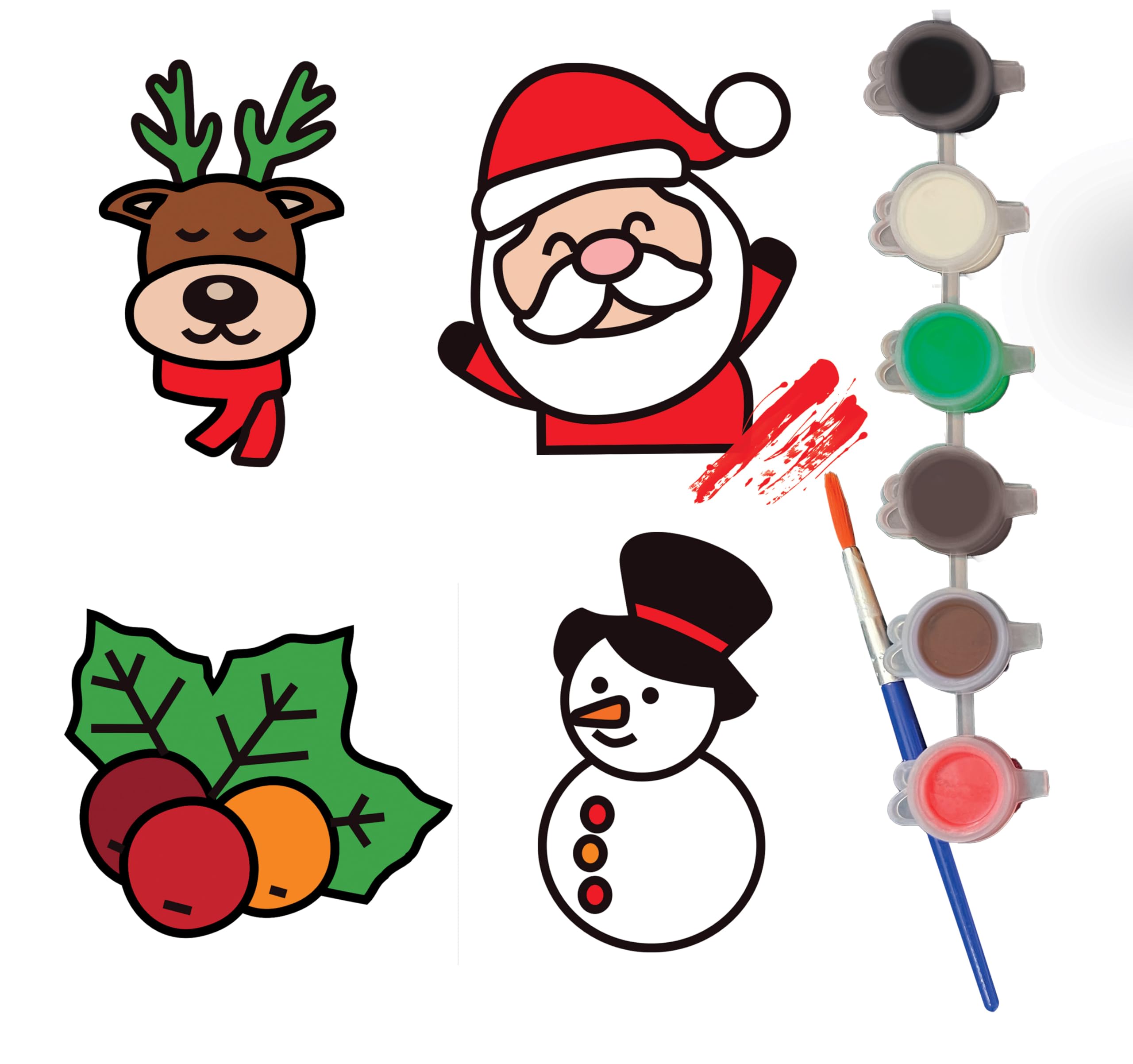 p-tit-clown-23677-diy-set-gel-aufkleber-weihnachten-4-st-ck image 2