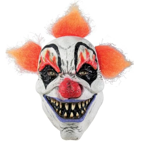 p-tit-clown-killer-clown-halbmaske-erwachsene-latex-schwarz-orange image 3