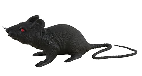 ptit-clown-ratte-schwarz-aus-plastik-realistische-halloween-deko image 3