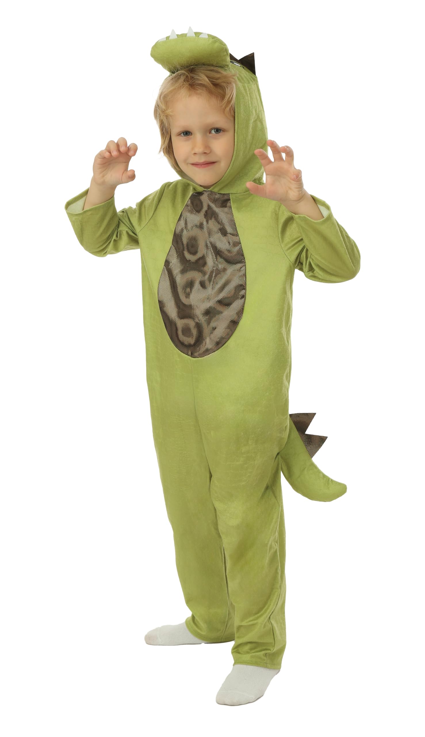 ptit-clown-dinosaurierkost-m-kinder-overall-gr-n-polyester image 5
