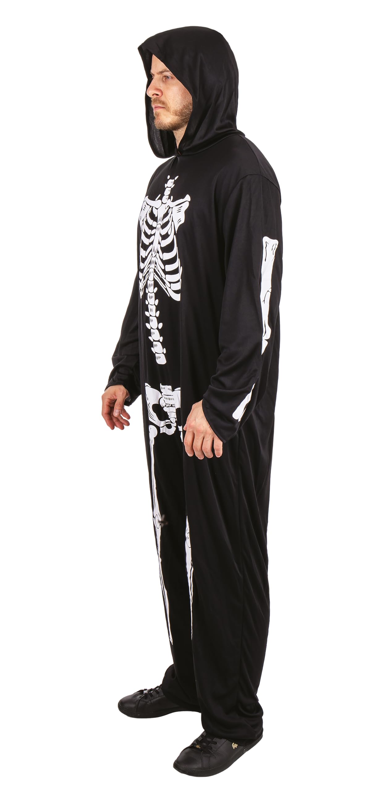 p-tit-clown-skelett-kost-m-erwachsene-l-xl-overall-mit-kapuze image 2